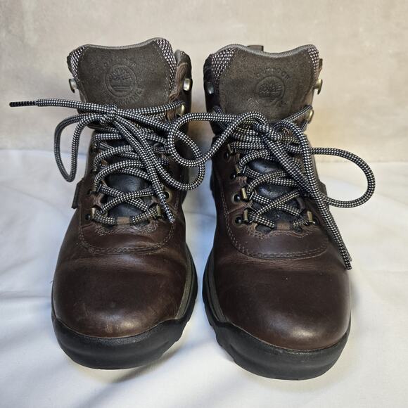 Timberland Women’s Waterproof Leather Hiking Boots 7.5W Brown Anti-Fatigue Trail - Picture 8 of 9